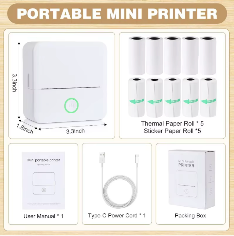 Mobiler Mini Drucker